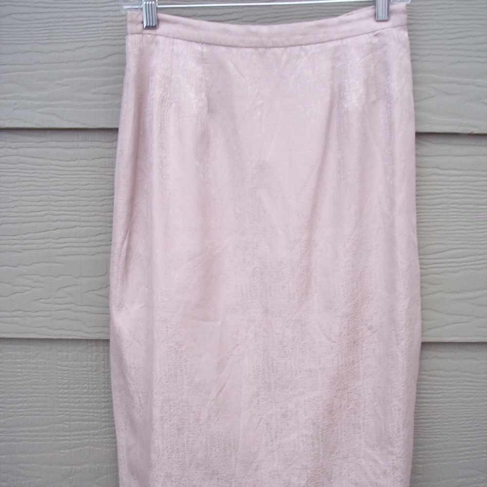 Adrianna Papell Pencil Skirt Sz 6 28W 29W Silk